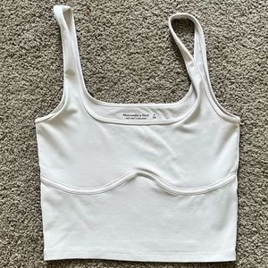 Abercrombie Seamless Fabric Corset Squareneck Tank